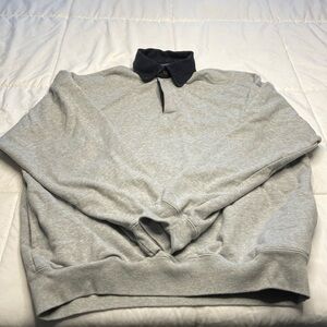 Brandy Melville Oversized Collared Sweatshirt
